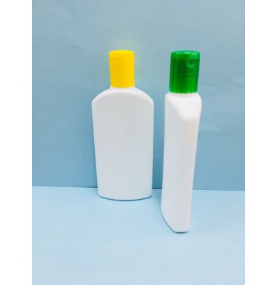 HDPE 100ml Flat Lotion & Oil Bottle