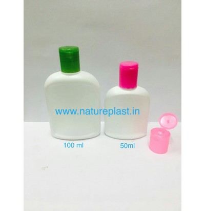 HDPE 50ml Lacto Lotion & Oil Bottle